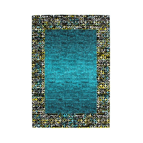 Koberec Aztec, turquoise, 80x150 cm