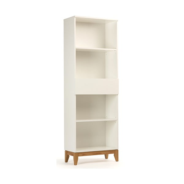 Bílá knihovna 62x180 cm Blanco - Woodman-image-3