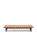 Zahradní odkládací stolek z teakového dřeva 70x140 cm Turqueta – Kave Home
