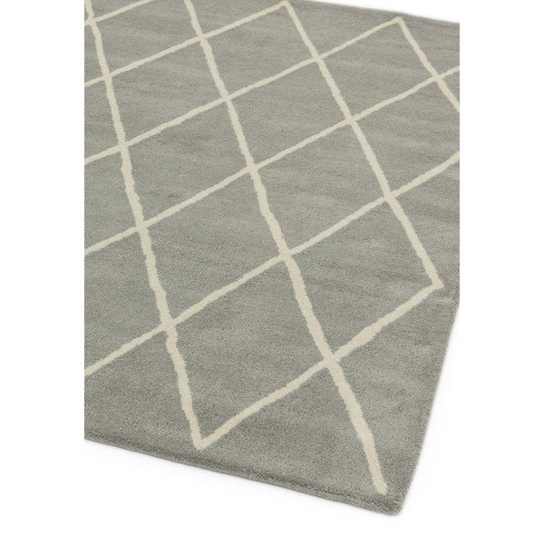 Šedý ručně tkaný vlněný koberec 200x290 cm Albany – Asiatic Carpets-image-1