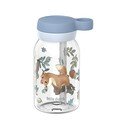 Světle modrá plastová dětská lahev 450 ml Forest Friends by Little Dutch – Mepal