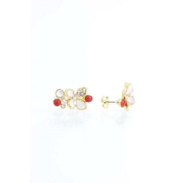 Pozlacené náušnice s krystaly Swarovski Elements Laura Bruni Elvira