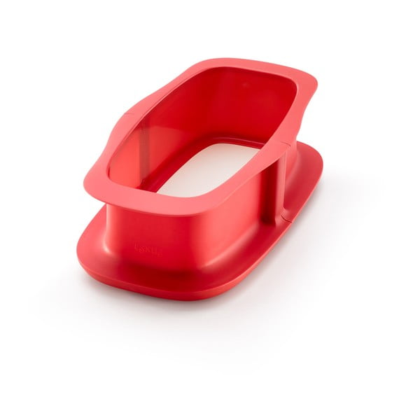 Červená silikonová rozevírací forma na dort Lékué