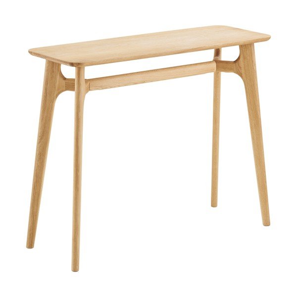 Konzolový stolek v dekoru dubu ve světle přírodní barvě 35x100 cm Rennes – House Nordic