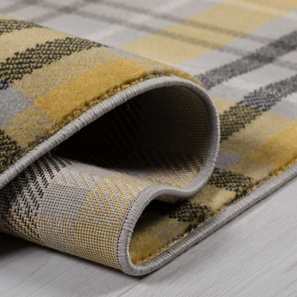 Žluto-šedý koberec Flair Rugs Highland, 200 x 290 cm-image-3