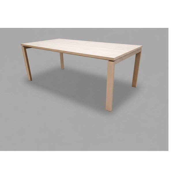 Rozkládací jídelní stůl s deskou v dubovém dekoru 100x200 cm Linley - II. jakost – Actona-image-2