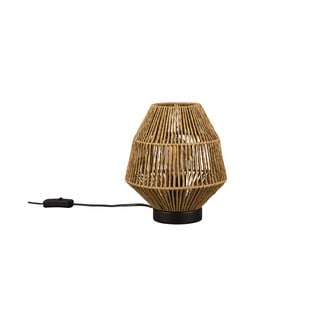 Hnědá stolní lampa (výška 20 cm) Miki – Trio