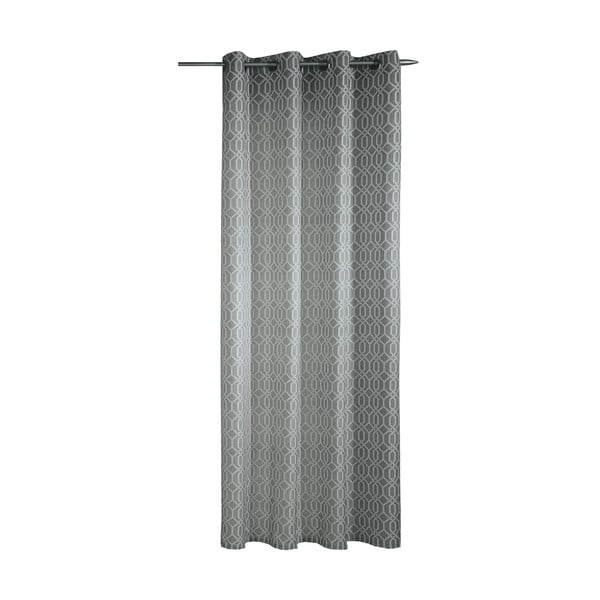 Šedý závěs 135x245 cm Dekor – Sehlbach