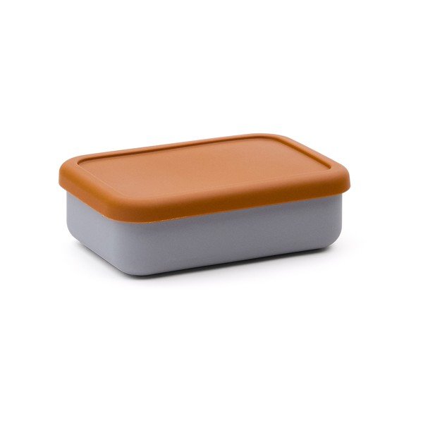 Modrý/oranžový silikonový dětský svačinový box Lili – Kave Home-image-3