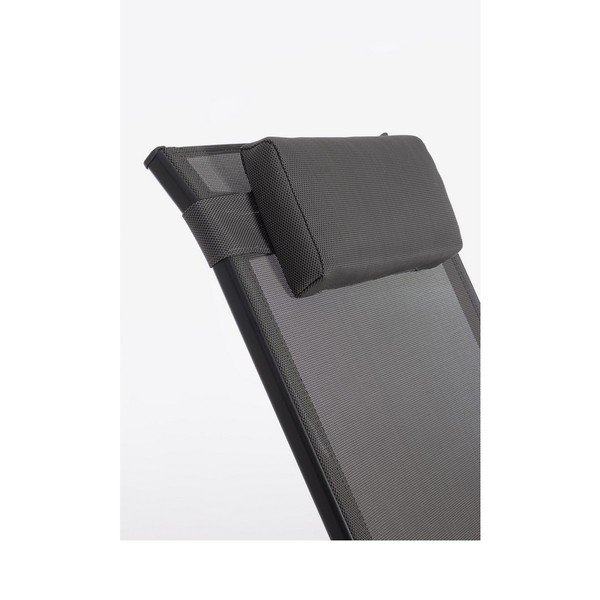 Antracitové kovové zahradní křeslo Ercolano – Bizzotto-image-1