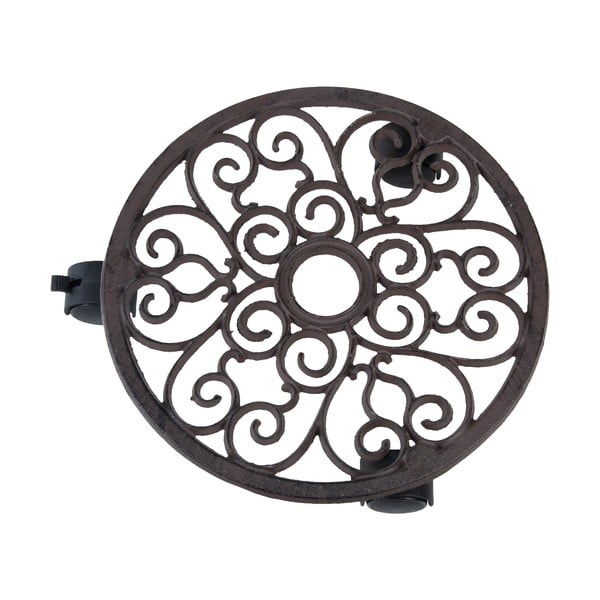 Kovový pojízdný podstavec pod květináč ø 29 cm – Esschert Design-image-2
