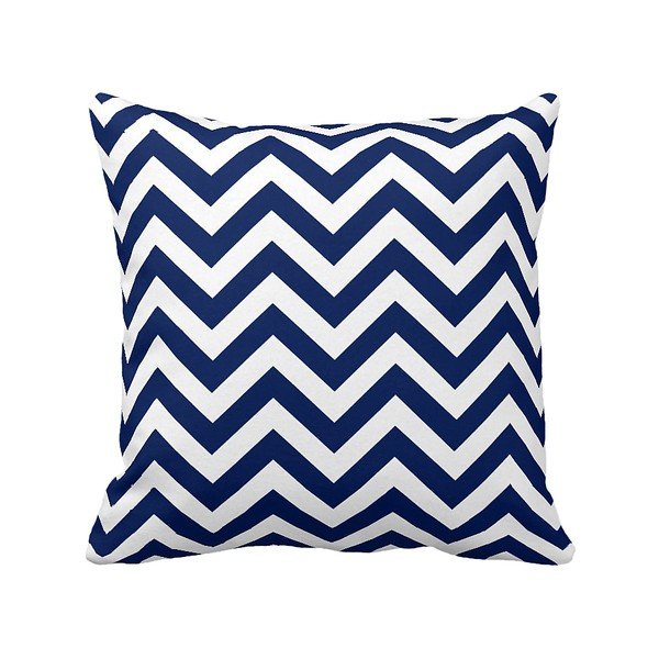 Polštář Blue Chevron