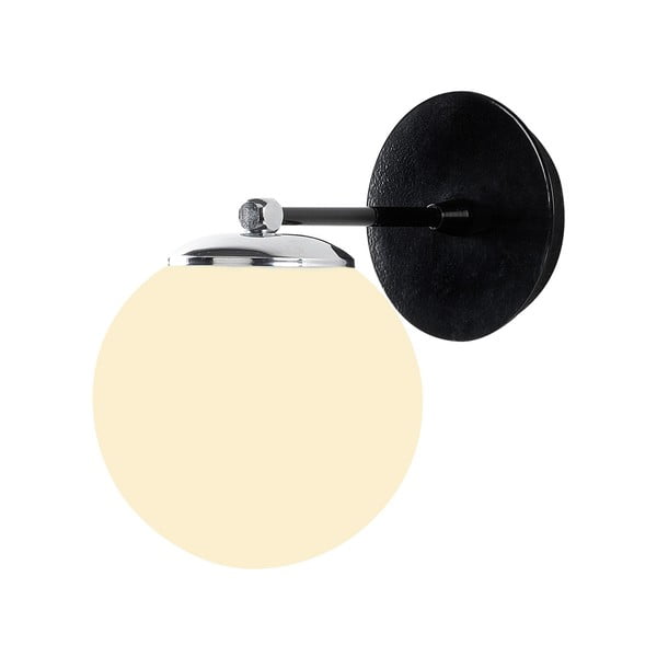 Černo-bílé nástěnné svítidlo Opviq lights My Legend-image-2