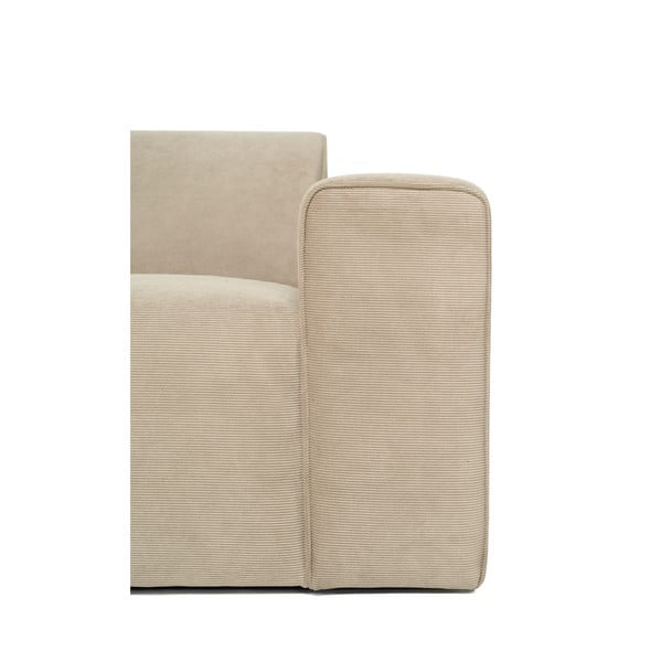 Béžový manšestrový modul pohovky (pravý roh) Sting - Scandic-image-4