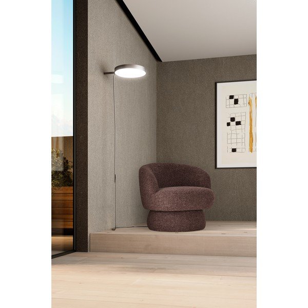 Fialové/hnědé otočné křeslo Dali – MOME-image-1