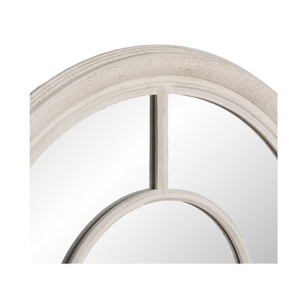 Nástěnné zrcadlo s dřevěným rámem ø 79 cm Paula – Ixia-image-3