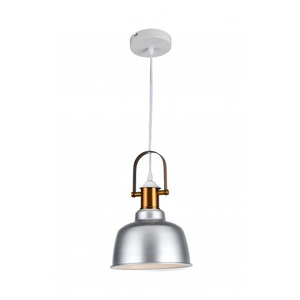 Závěsné svítidlo ve stříbrné barvě s kovovým stínidlem ø 22 cm Zenit – GTV