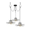 Černé závěsné svítidlo s kovovým stínidlem ø 78 cm Tel – Opviq lights