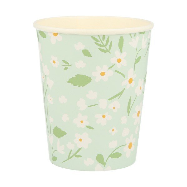 Papírové jednorázové kelímky v sadě  12 ks Ditsy – Meri Meri-image-3