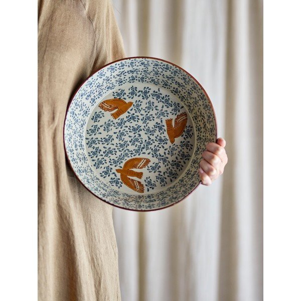 Modrá keramická mísa ø 28 cm Hezha – Bloomingville-image-3