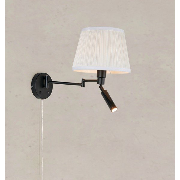 Černobílé LED nástěnné svítidlo s ohybatelnou konstrukcí Pivot – Markslöjd-image-1