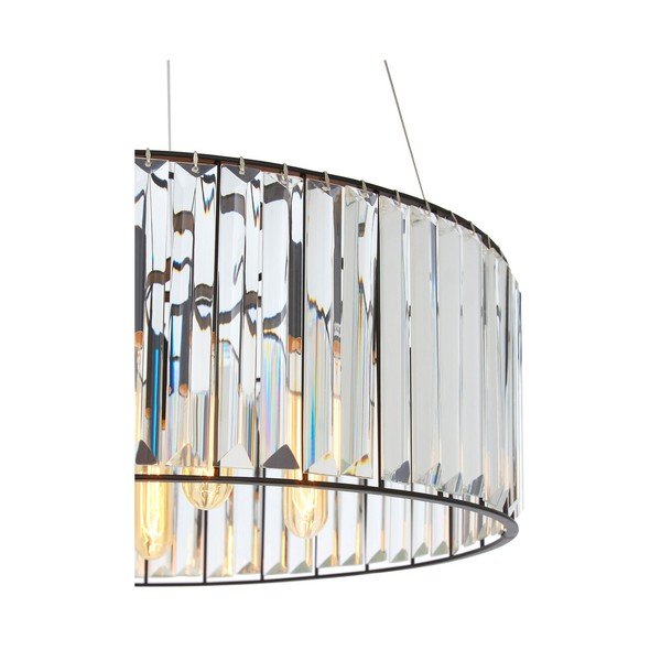 Závěsné svítidlo se skleněným stínidlem ø 50 cm Akiko – Premier Housewares-image-2