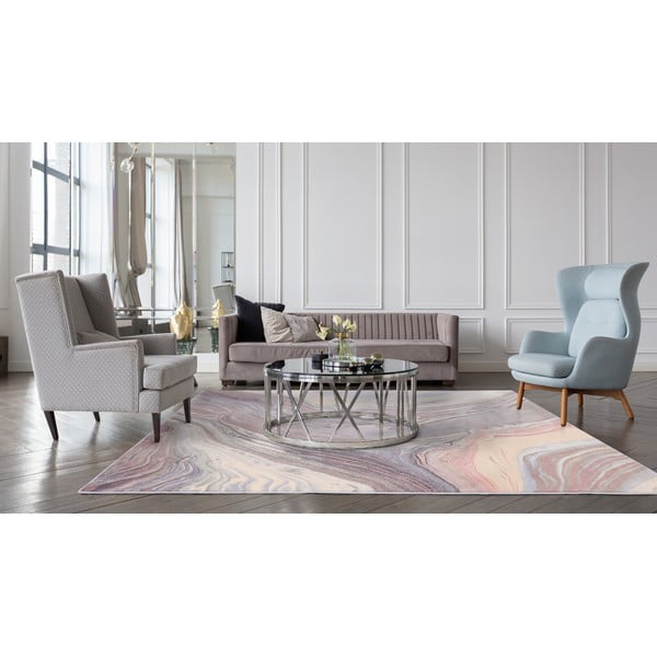 Šedý vlněný koberec 200x300 cm Agate – Agnella-image-1