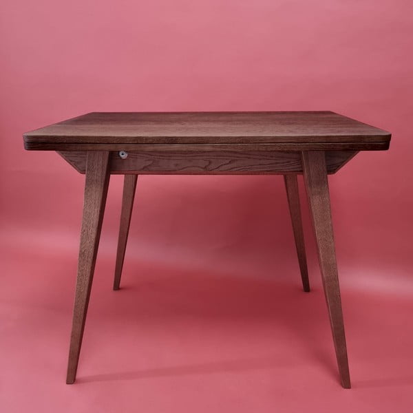 Rozkládací jídelní stůl s deskou v dekoru jasanového dřeva 65x90 cm Envelope – Ragaba-image-1