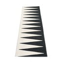 Černo-bílý vnitřní a venkovní běhoun 70x250 cm Vivi Black – Pappelina