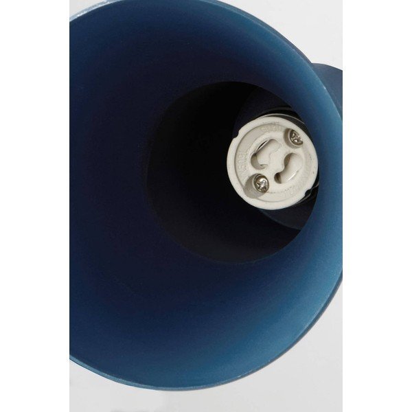 Modré hliníkové stmívatelné závěsné svítidlo ø 10 cm Evan – Jotex-image-4