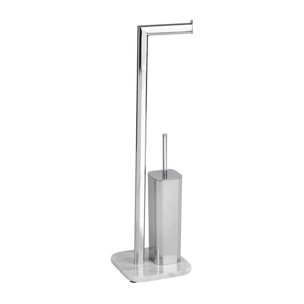 Mramorový držák na toaletní kartáč a papír Wenko Onyx-image-2