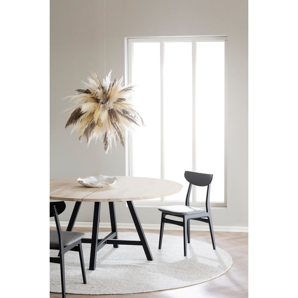 Kulatý jídelní stůl s deskou v dubovém dekoru 150x150 cm Carradale - Rowico-image-1