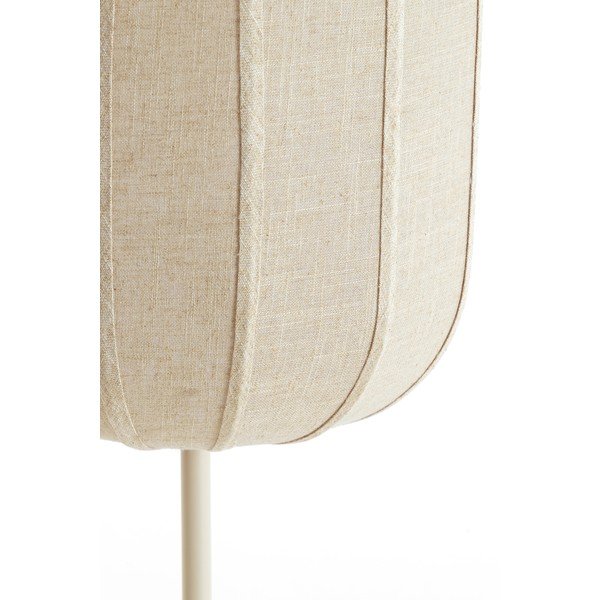 Krémová stojací lampa s textilním stínidlem (výška 165 cm) Solune – Light & Living-image-3