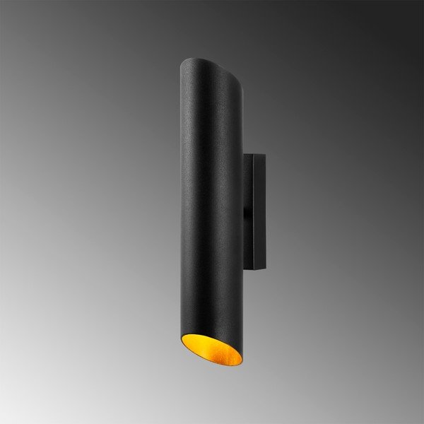 Nástěnné svítidlo v černé a zlaté barvě ø 8 cm Cut – Opviq lights-image-1