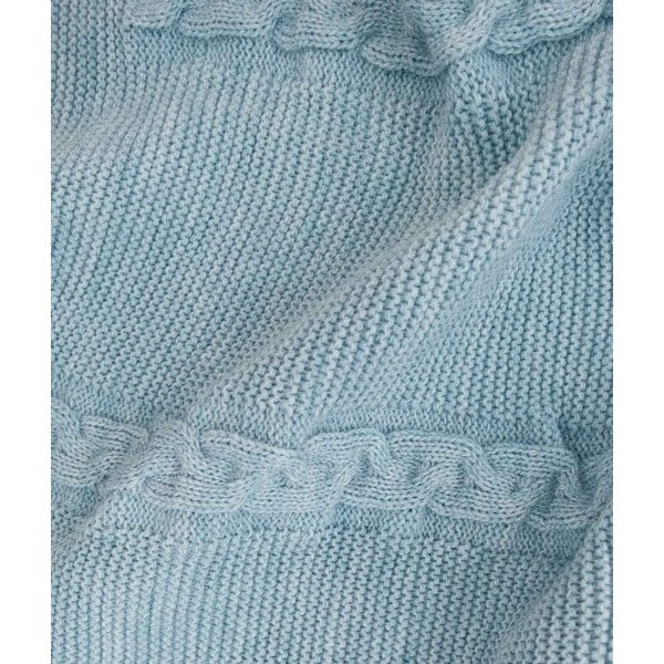 Modrý přehoz 200x220 cm Trenza – Oyo Concept-image-1