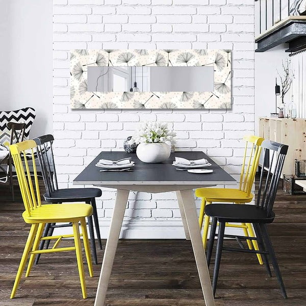 Nástěnné zrcadlo s dřevěným rámem 40x120 cm – Wallity-image-2