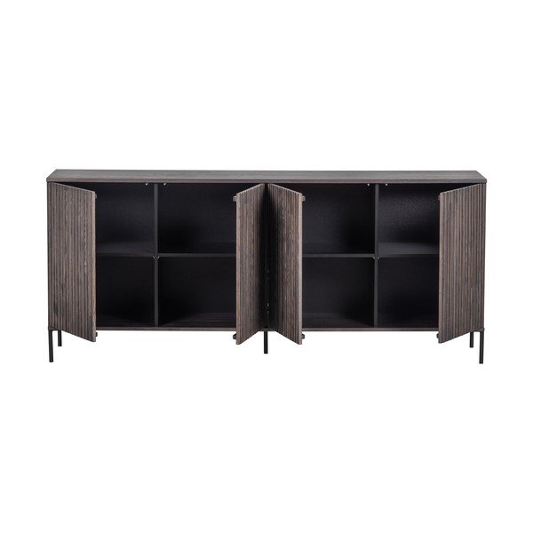 Hnědá komoda v dekoru jasanu 200x85x44 cm Gravure – WOOOD-image-3