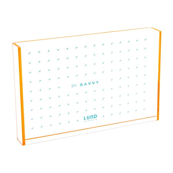 Rámeček na fotografie s oranžovými hranami Lund London Flash Tidy, 15,6 x 10,2 cm