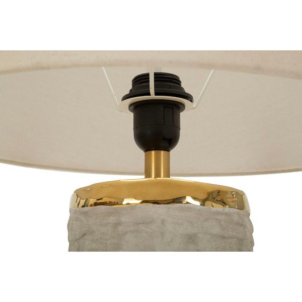 Světle šedá/krémová keramická stolní lampa s textilním stínidlem (výška 73 cm) Lima – Mauro Ferretti-image-4