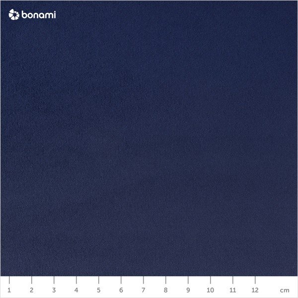 Tmavě modrá sametová podnožka EMKO Bean-image-1