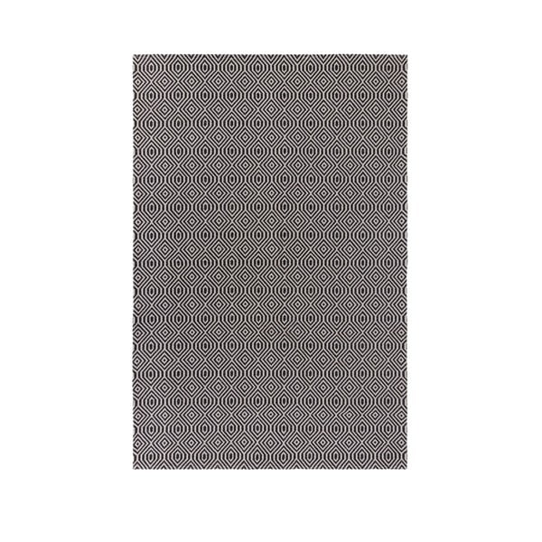 Černý bavlněný koberec Flair Rugs Pappel, 192 x 290 cm