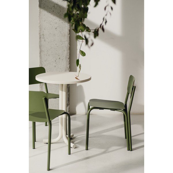 Zelená kovová zahradní židle Kei – noo.ma-image-1