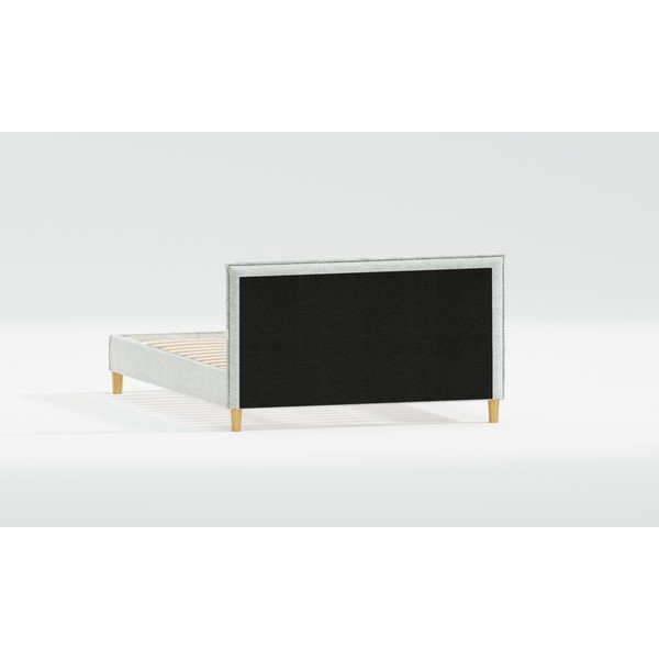 Béžová čalouněná dvoulůžková postel s roštem 200x200 cm Tina – Ropez-image-2