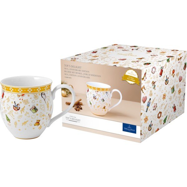 Bílý porcelánový hrnek s vánočním motivem Villeroy & Boch-image-2