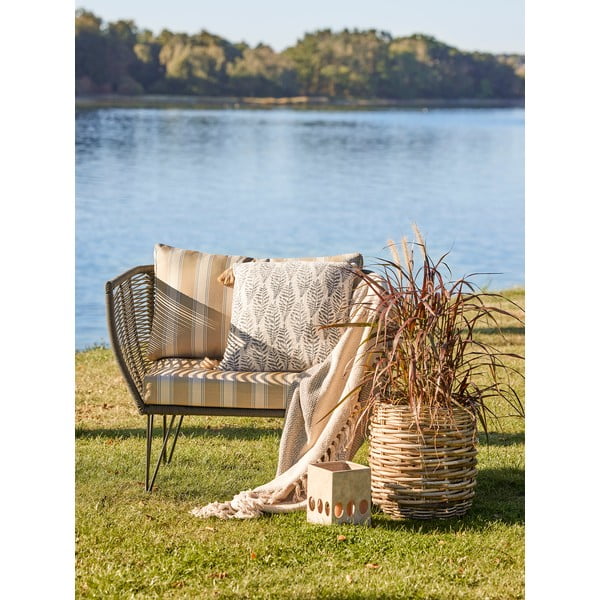Béžové polstrované zahradní křeslo Mundo – Bloomingville-image-1