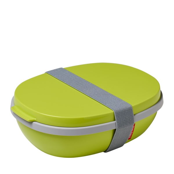 Limetkově zelený obědový box Mepal Ellipse