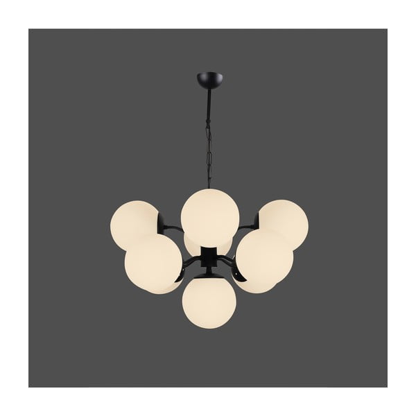 Černé závěsné svítidlo Squid Lighting Owl, výška 80 cm-image-1