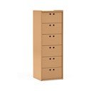 Skříňka v přírodní barvě 40x118x40 cm Wally – Teulat