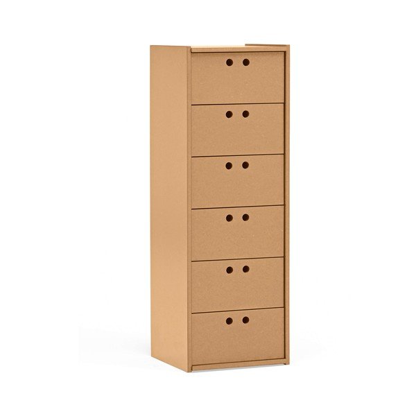 Skříňka v přírodní barvě 40x118x40 cm Wally – Teulat