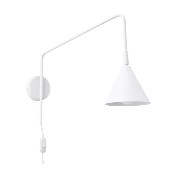 Bílé nástěnné svítidlo do zásuvky Zylo – Sollux